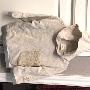 Zara Toddler oversized knit hoodie